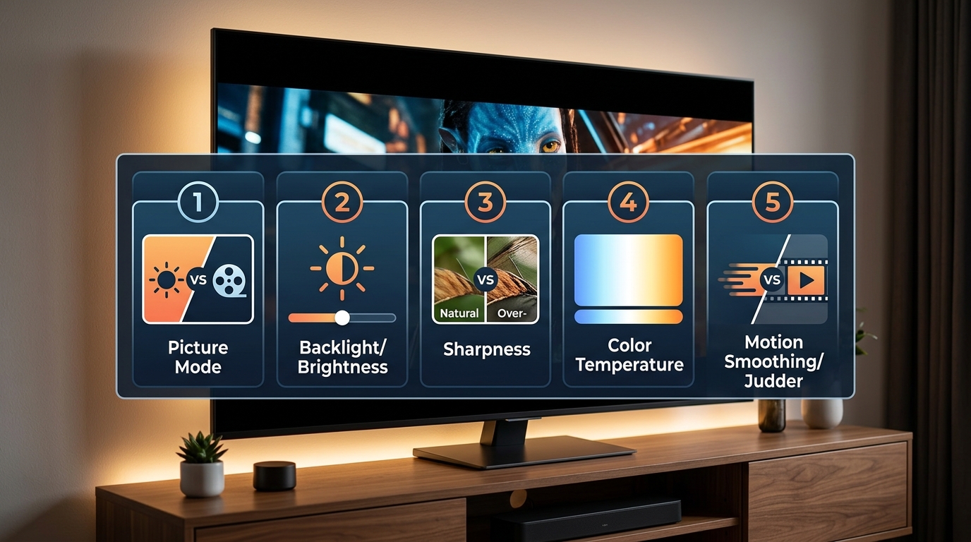 5 Essential Picture Settings to Adjust on Your TV Out of the Box