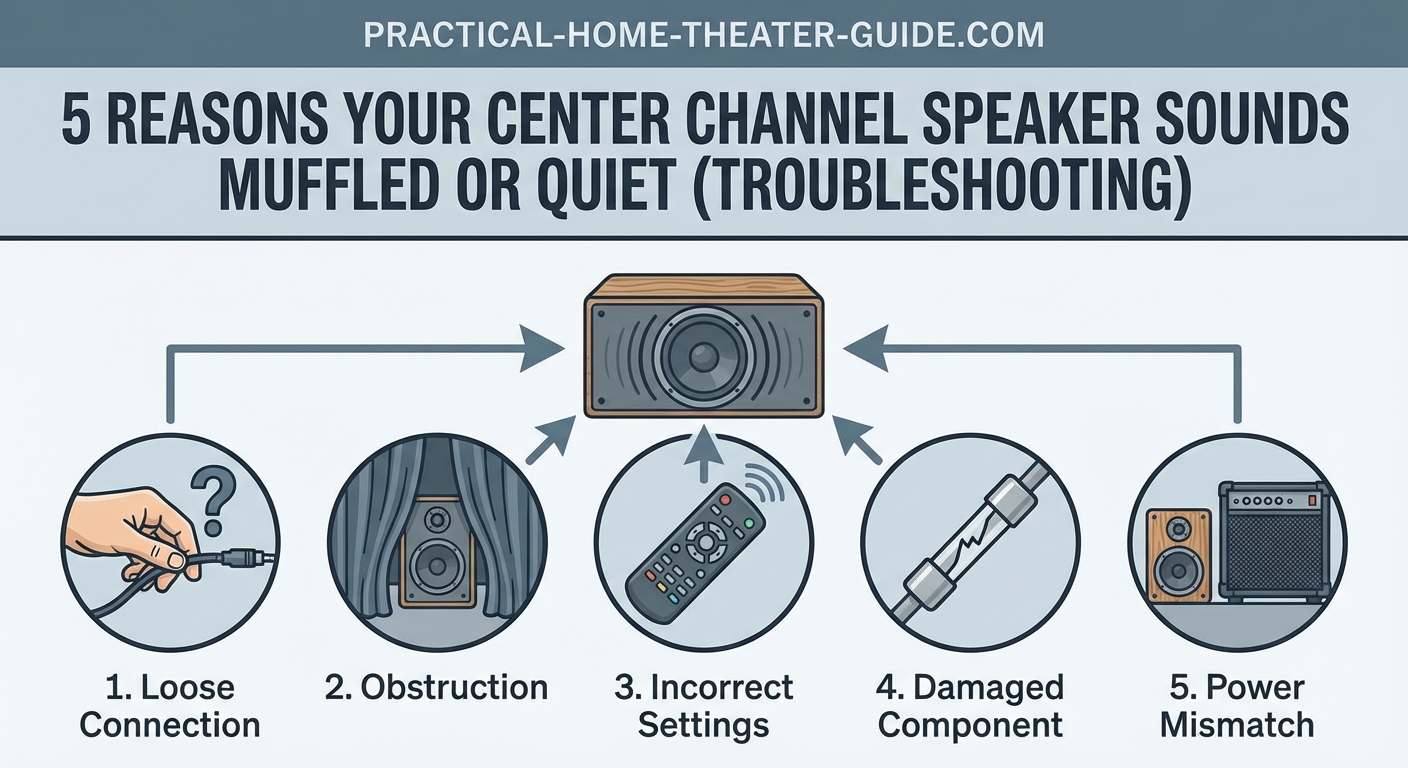 5 Reasons Your Center Channel Speaker Sounds Muffled or Quiet — 2
