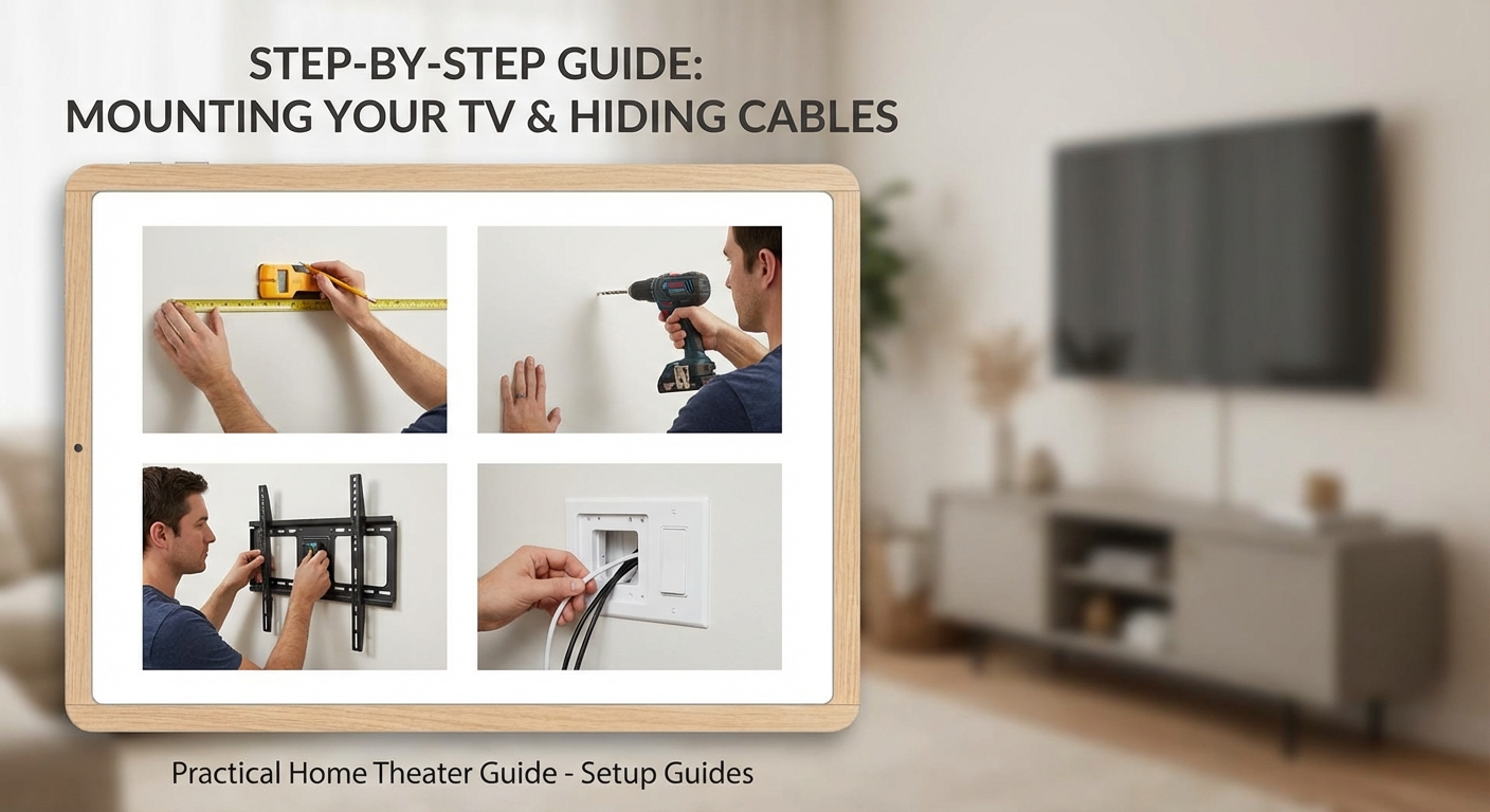 Step-by-Step Guide to Mounting Your TV and Hiding All the Cables - Illustration 4