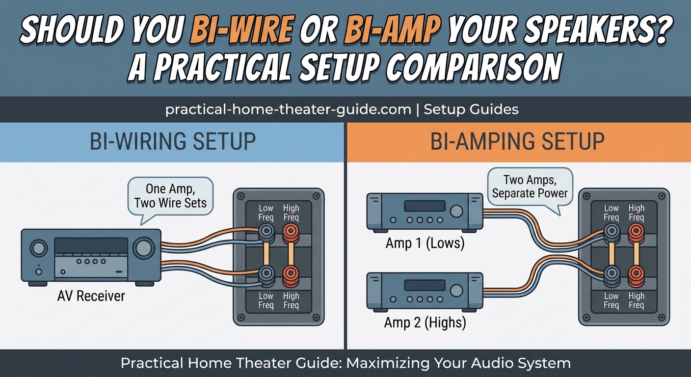 Should You Bi-Wire or Bi-Amp Your Speakers? A Practical Setup Comparison - Illustration 1