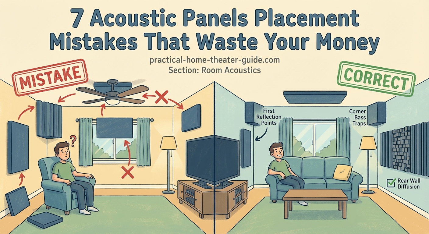 7 Acoustic Panels Placement Mistakes That Waste Your Money - Illustration 1