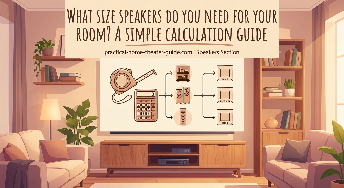 What Size Speakers Do You Need for Your Room? A Simple Calculation Guide - Illustration 1