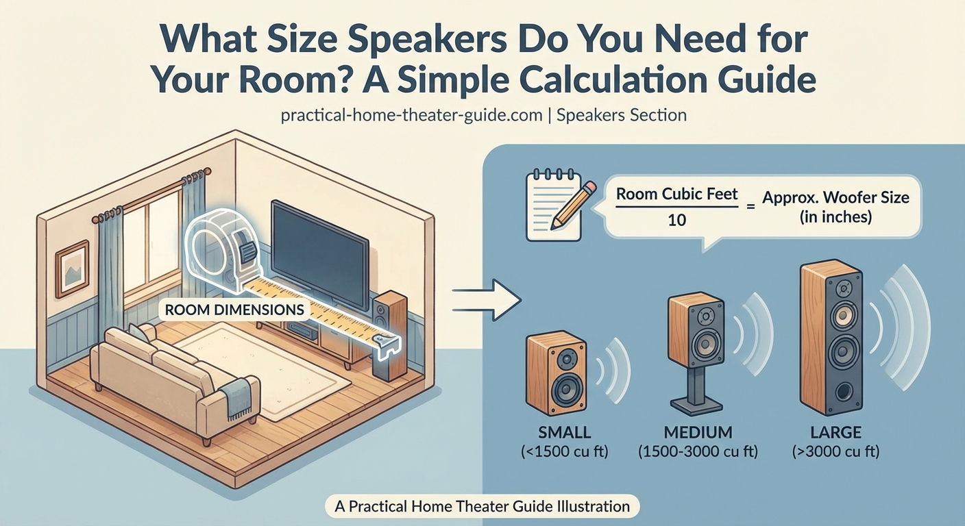What Size Speakers Do You Need for Your Room? A Simple Calculation Guide - Illustration 2