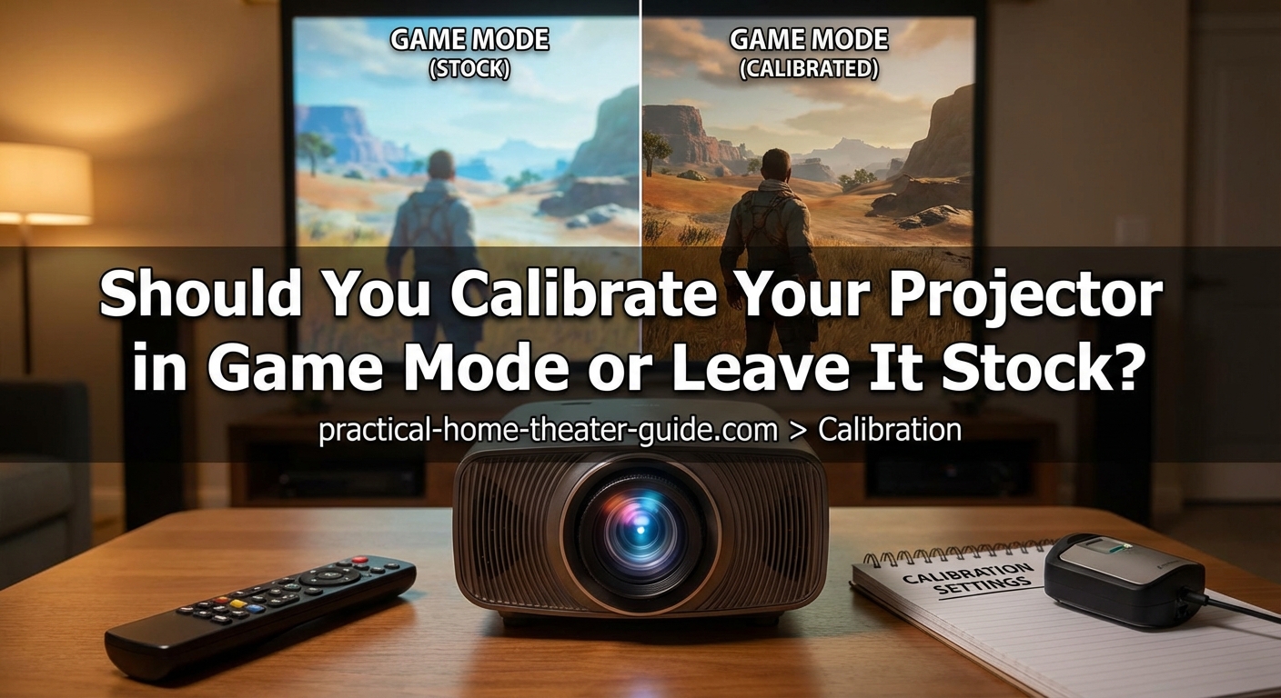 Should You Calibrate Your Projector in Game Mode or Leave It Stock? - Illustration 1