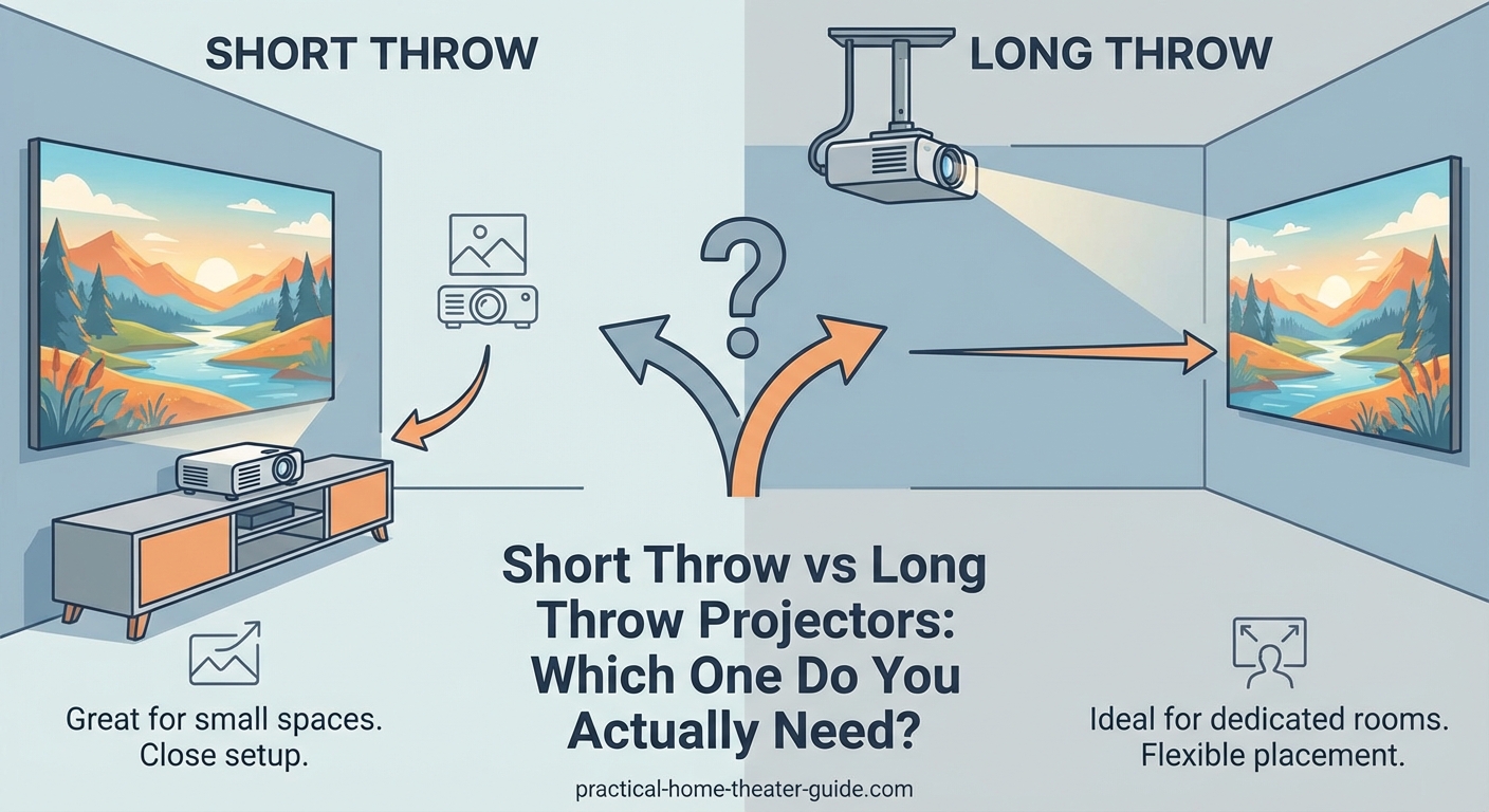 Short Throw vs Long Throw Projectors: Which One Do You Actually Need? - Illustration 3