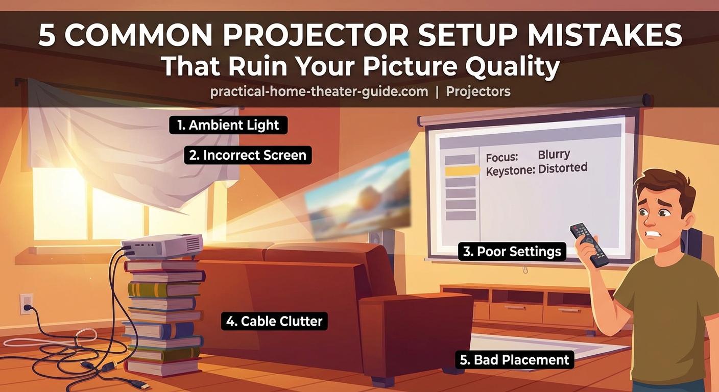 5 Common Projector Setup Mistakes That Ruin Your Picture Quality - Illustration 2