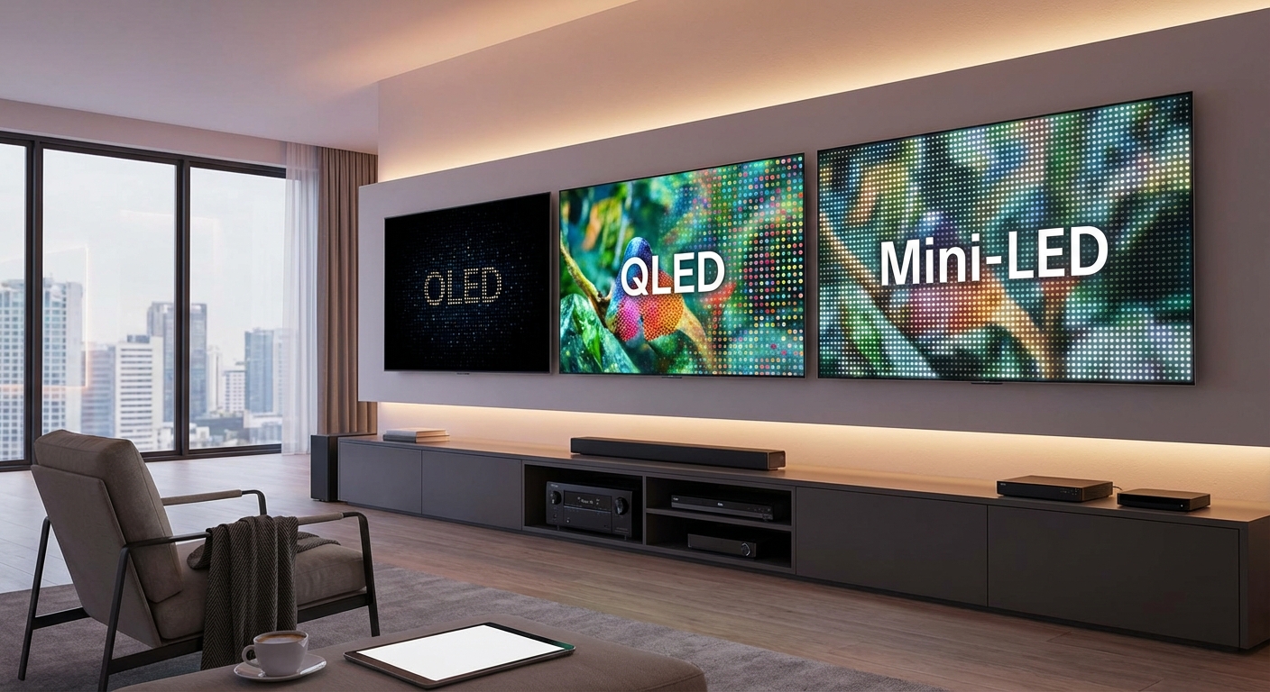 OLED vs QLED vs Mini-LED: Which TV Technology Should You Buy in 2026?