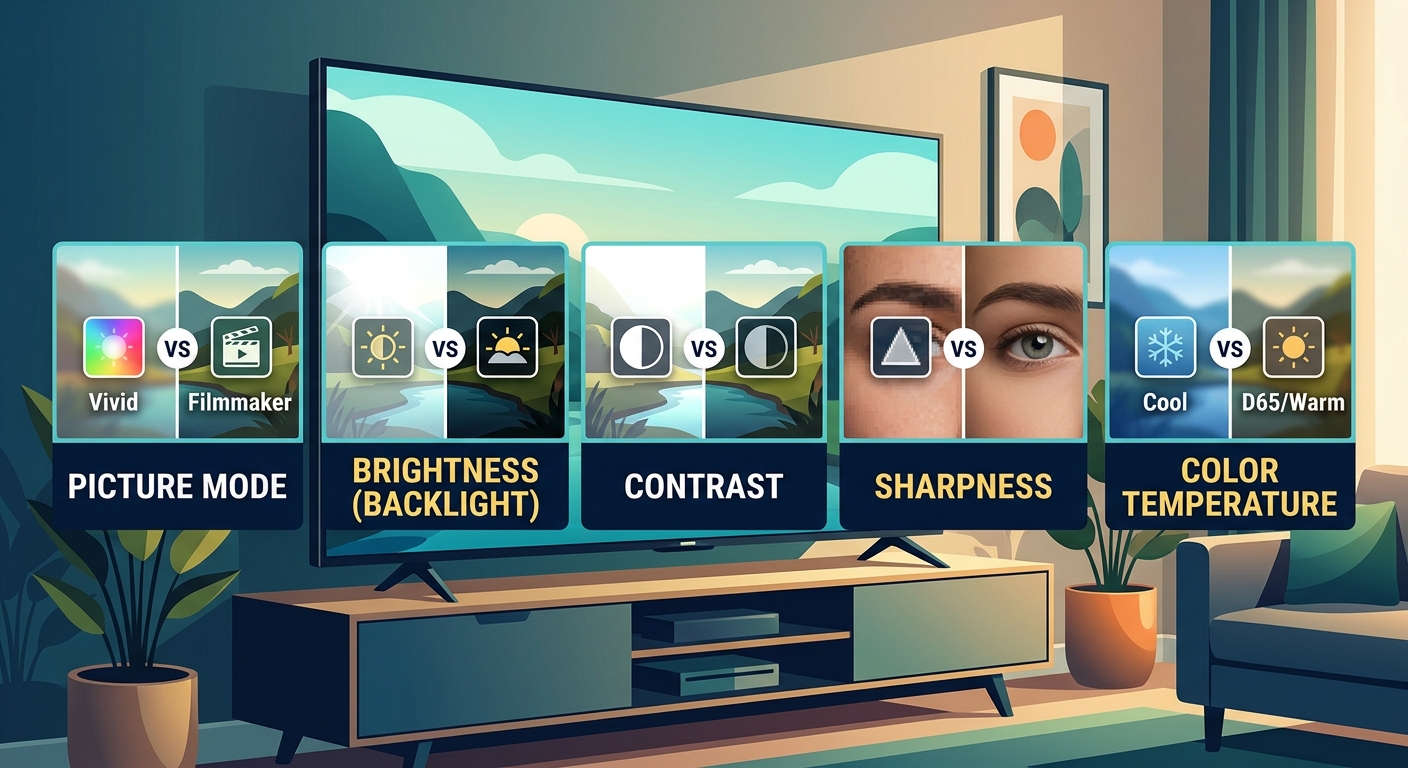 5 Essential Picture Settings to Adjust on Your TV Out of the Box - Illustration 2