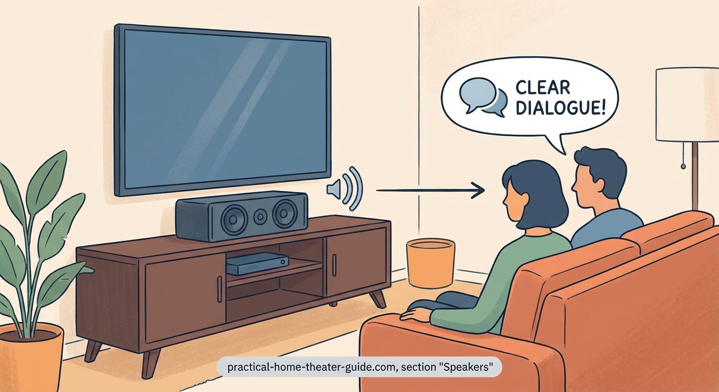 How to Position Your Center Channel Speaker for Crystal Clear Dialogue - Illustration 3