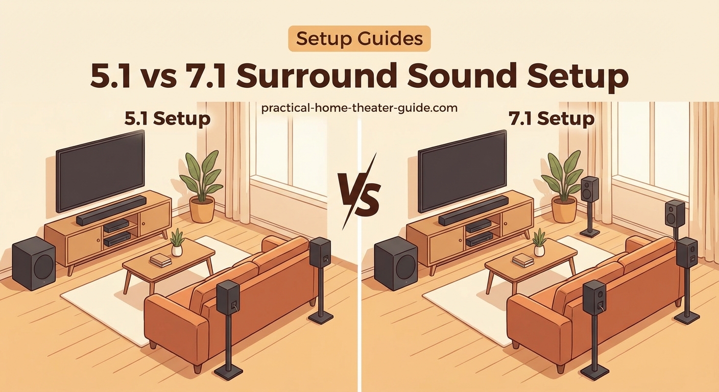 5.1 vs 7.1 Surround Sound Setup: Which Speaker Configuration Should You Choose? - Illustration 2