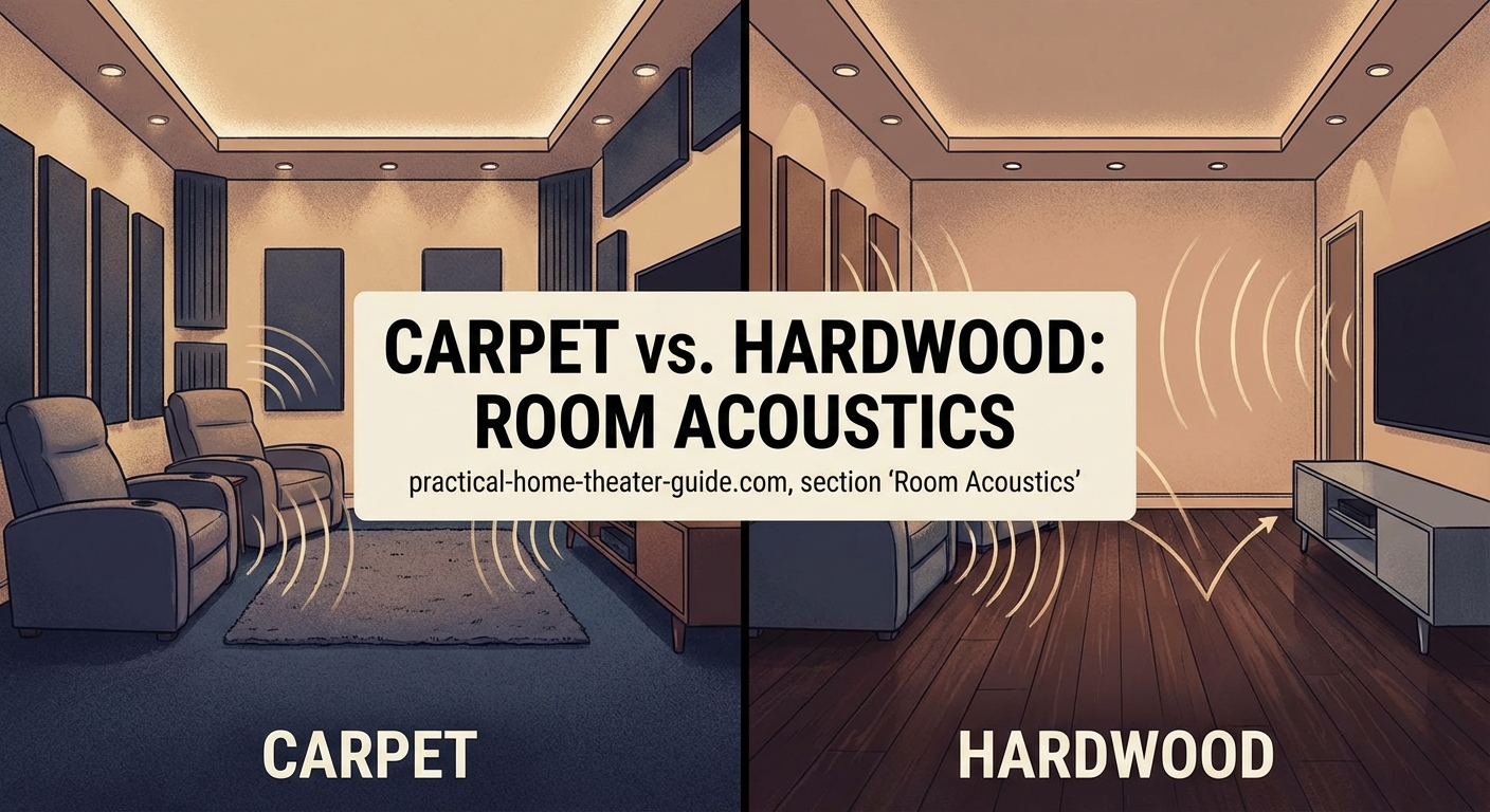 Does Carpet or Hardwood Make a Better Home Theater Floor? - Illustration 3