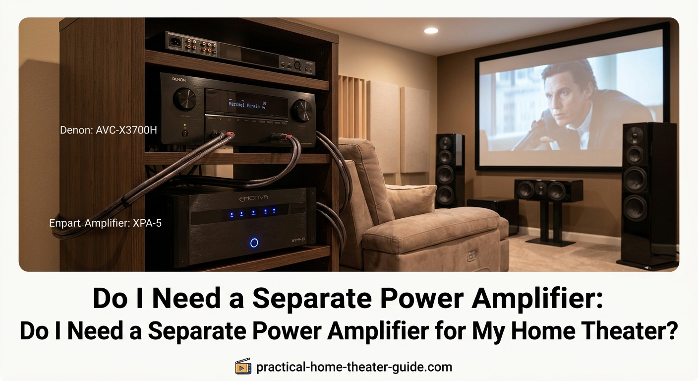 Do I Need a Separate Power Amplifier for My Home Theater? - Illustration 1