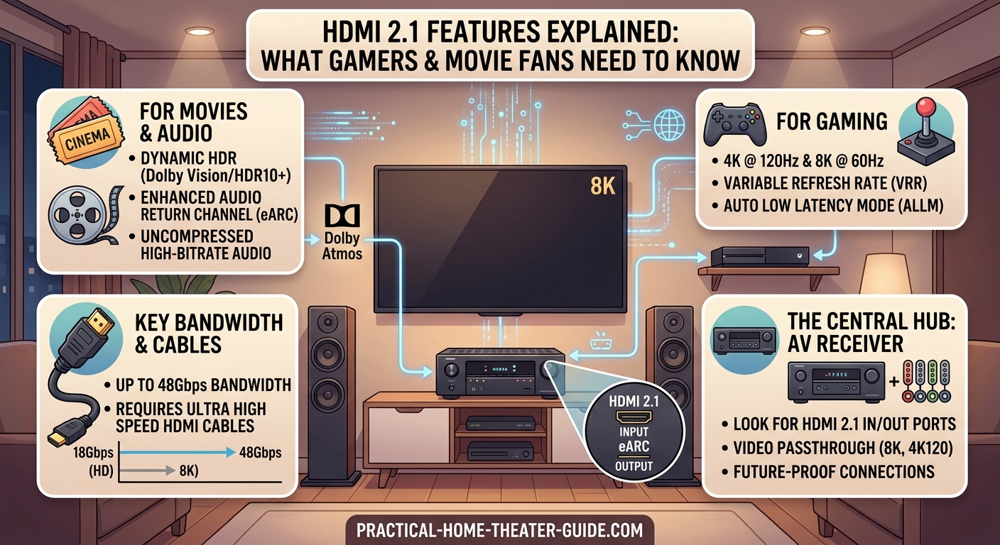 HDMI 2.1 Features Explained: What Gamers and Movie Fans Need to Know - Illustration 1