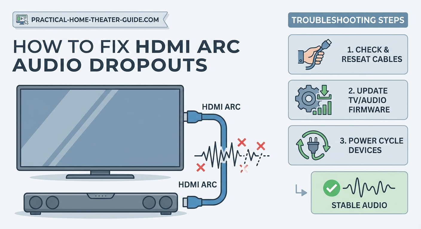 How to Fix HDMI ARC Audio Dropouts and Cutting Out - Illustration 1