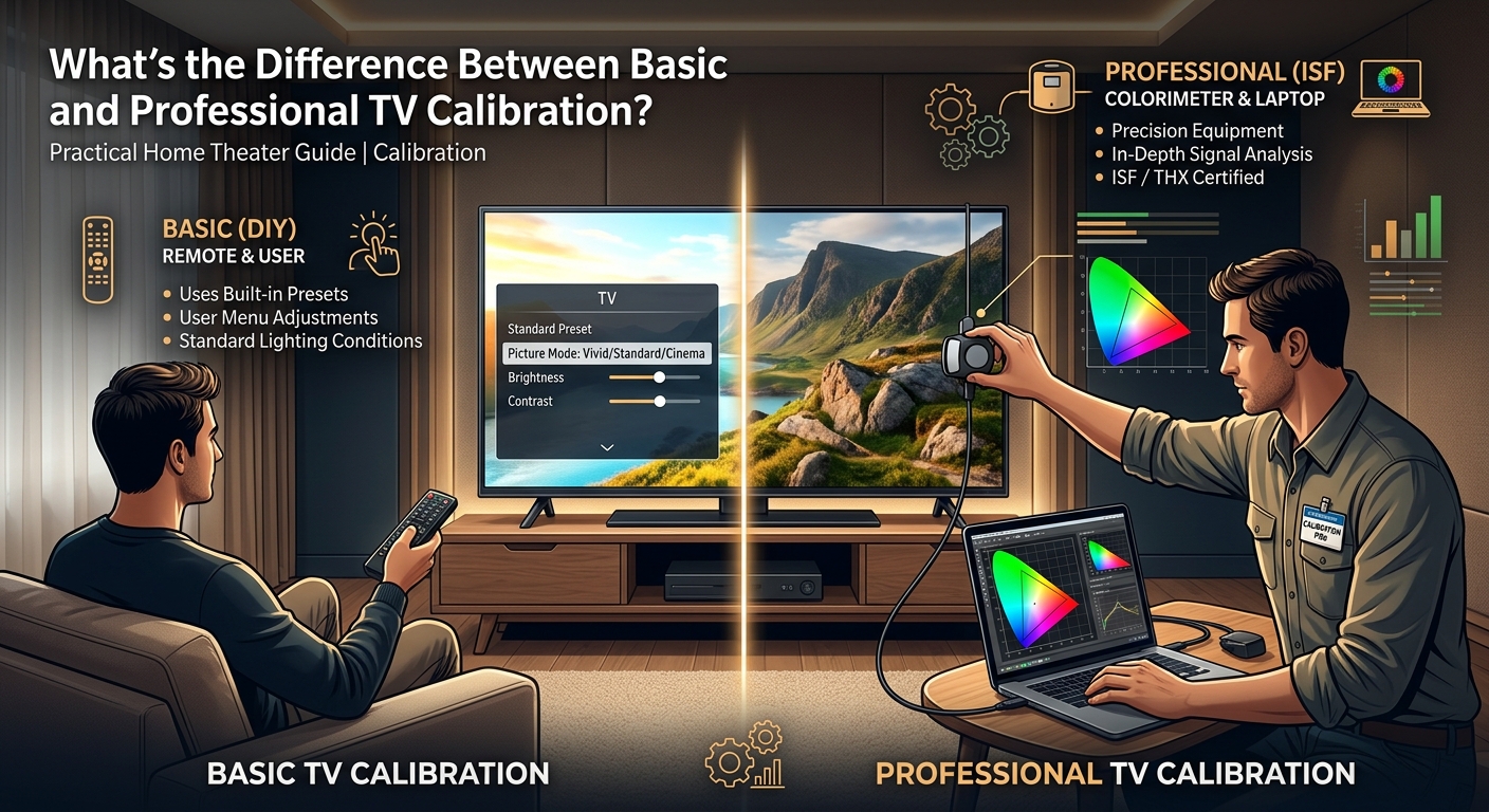 What's the Difference Between Basic and Professional TV Calibration? - Illustration 1