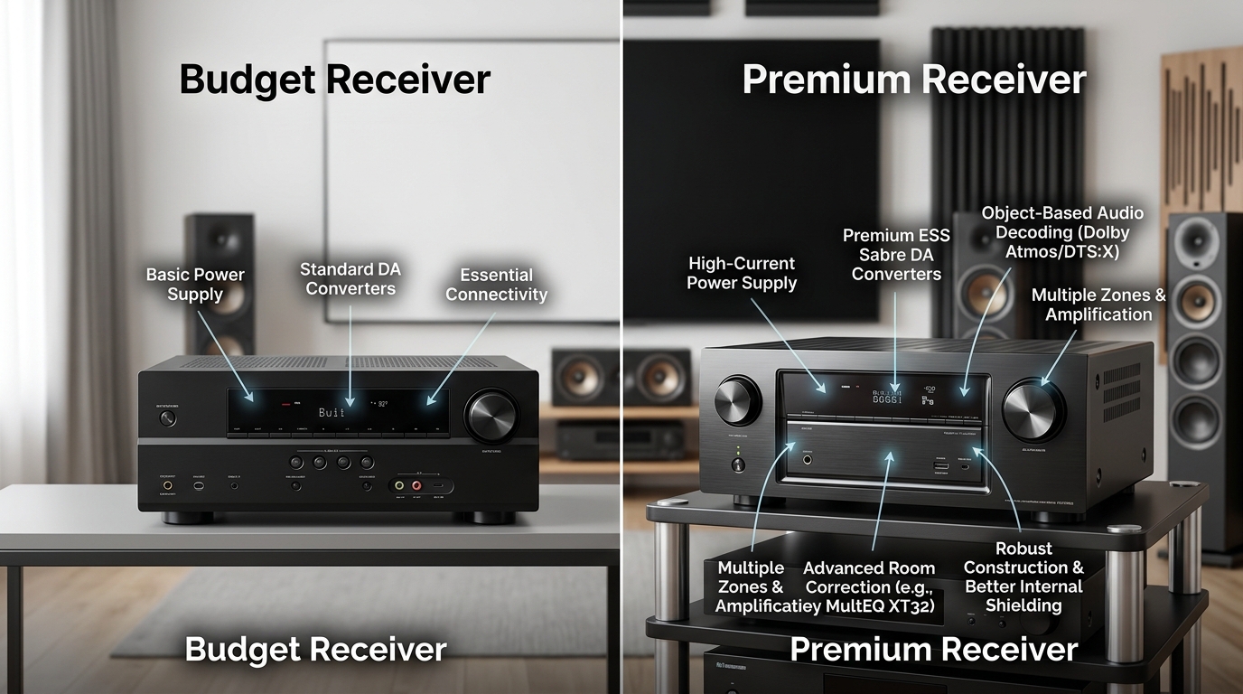 Budget vs Premium Receivers: Where the Extra Money Actually Goes