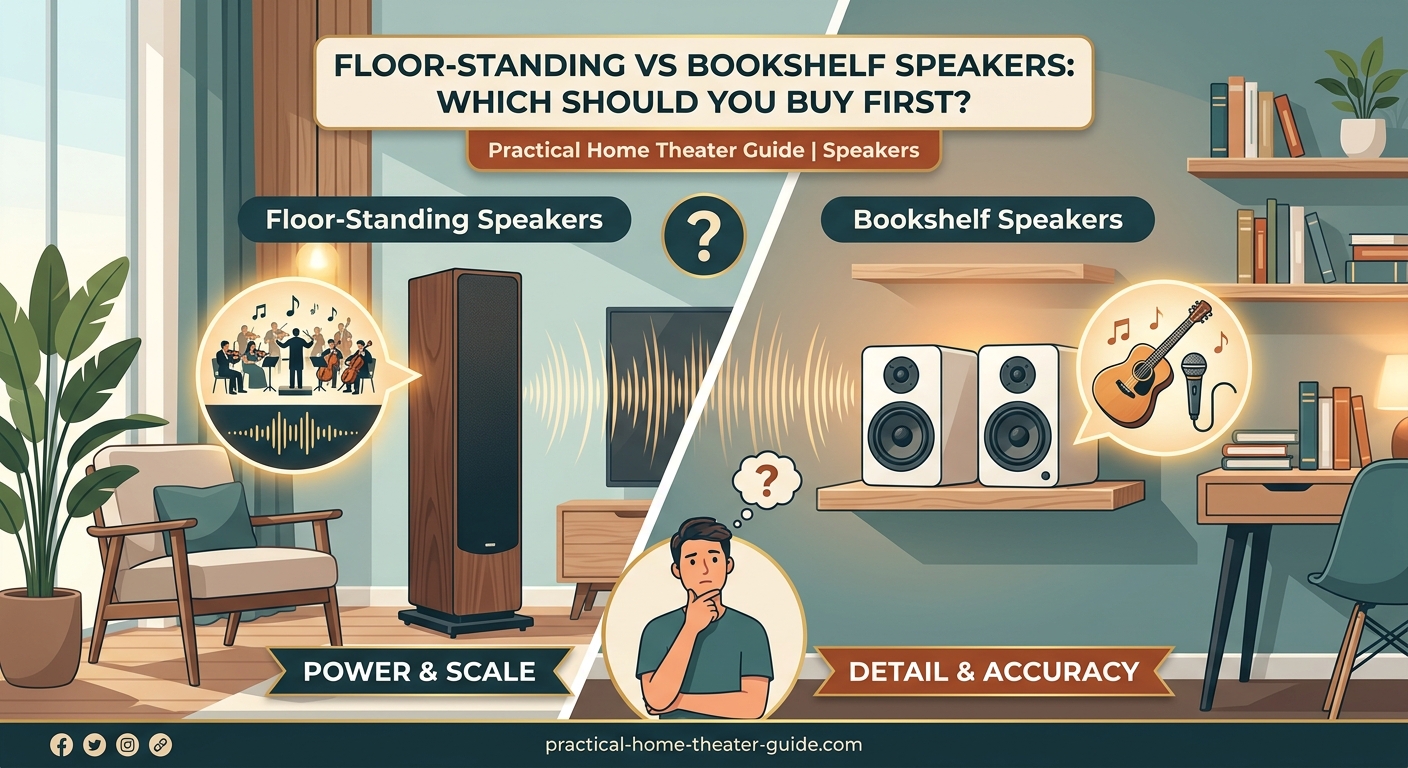 Floor-Standing vs Bookshelf Speakers: Which Should You Buy First? — 2