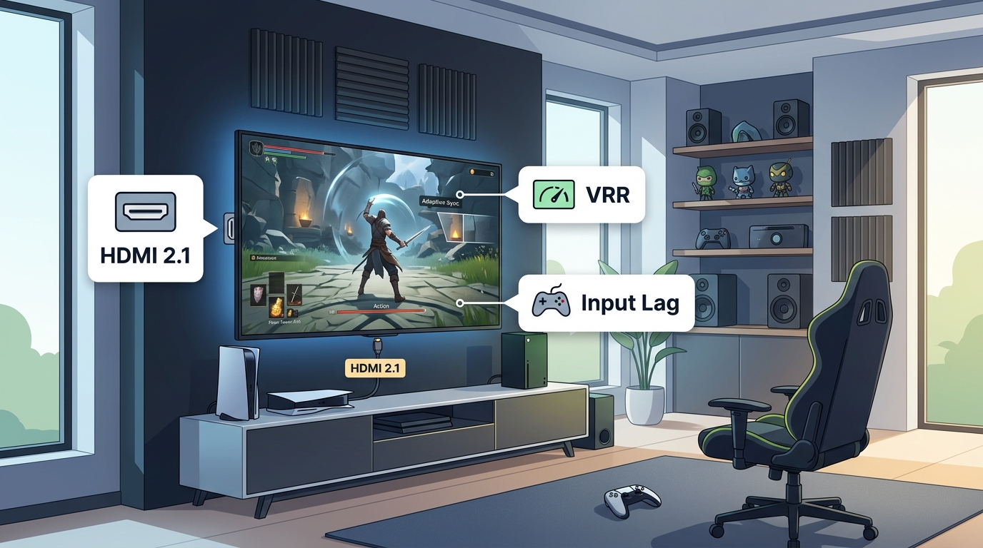 Gaming TV Buying Guide: HDMI 2.1, VRR, and Input Lag Explained — 2