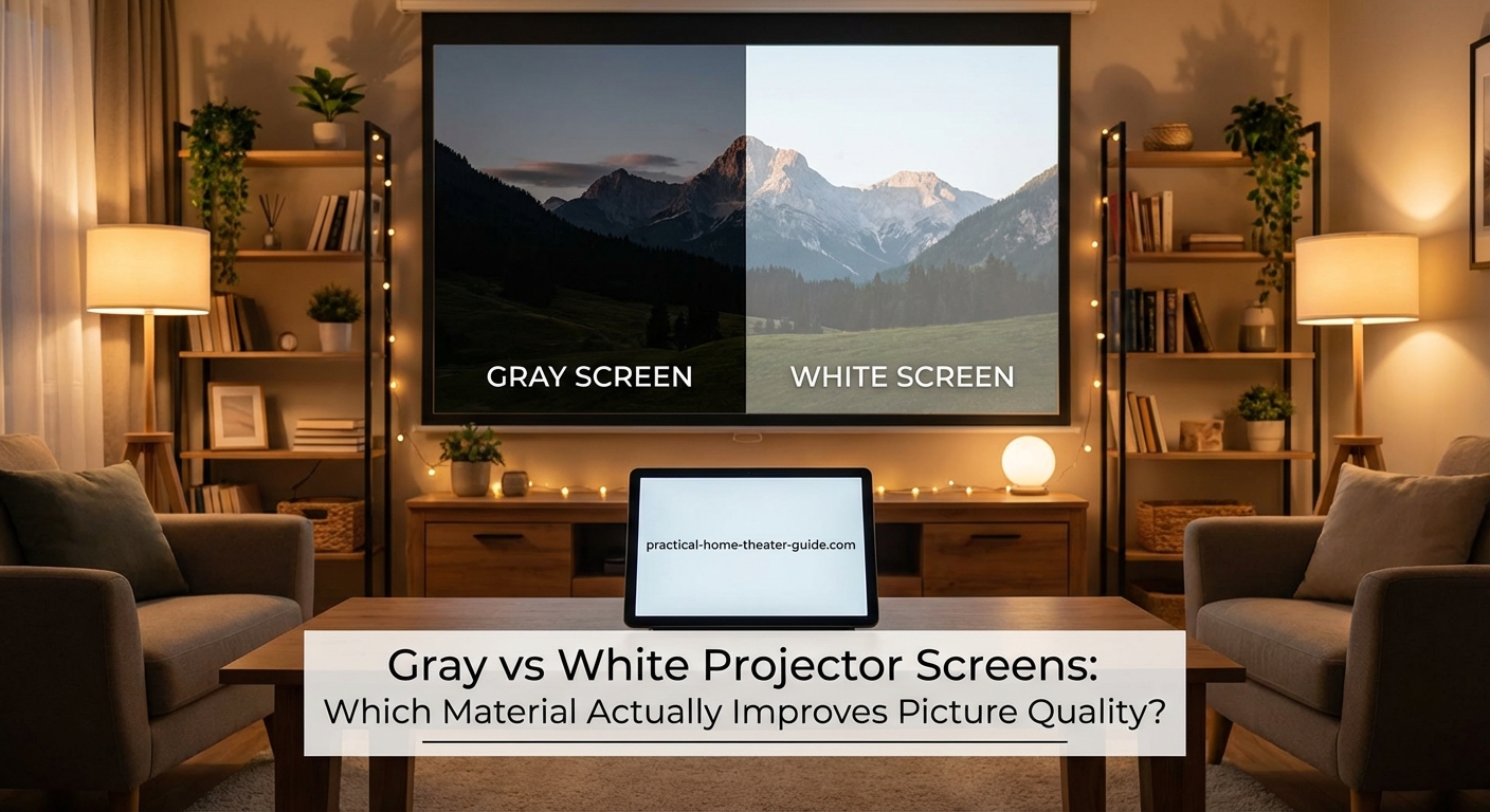 Gray vs White Projector Screens: Which Material Actually Improves Picture Quality? — 2