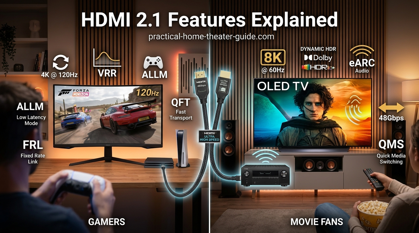 HDMI 2.1 Features Explained: What Gamers and Movie Fans Need to Know
