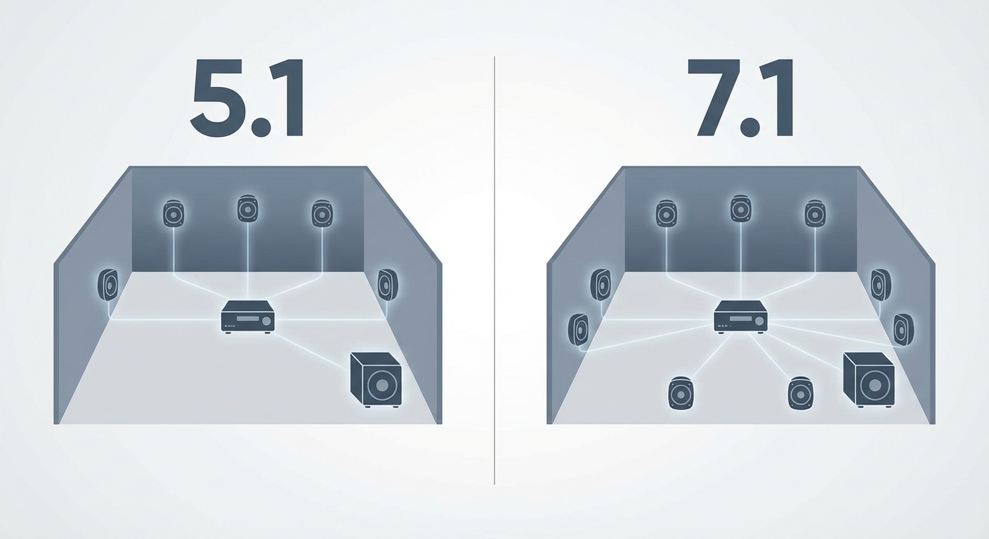 How Many Speakers Do You Actually Need for a 5.1 vs 7.1 Surround System?