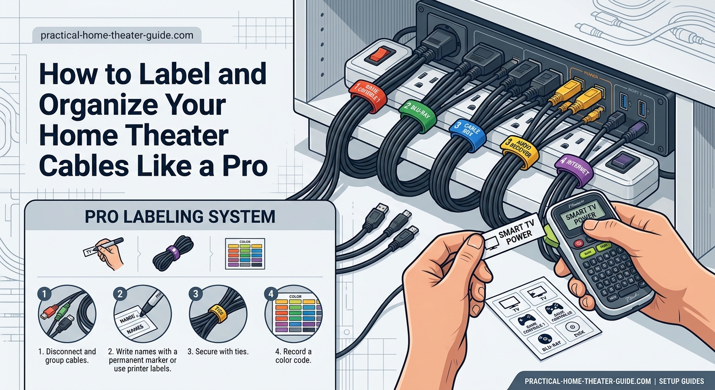 How to Label and Organize Your Home Theater Cables Like a Pro — 1