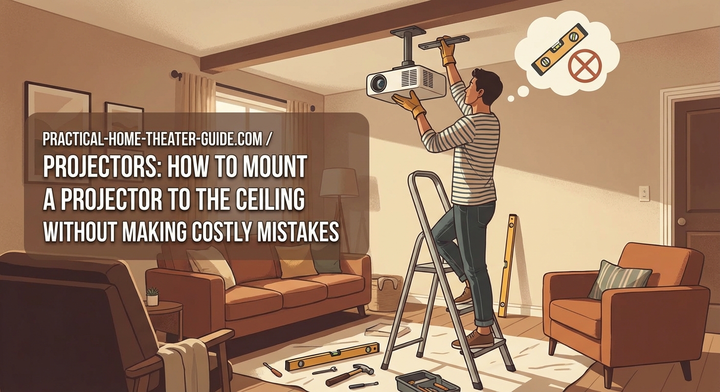 How to Mount a Projector to the Ceiling Without Making Costly Mistakes — 1