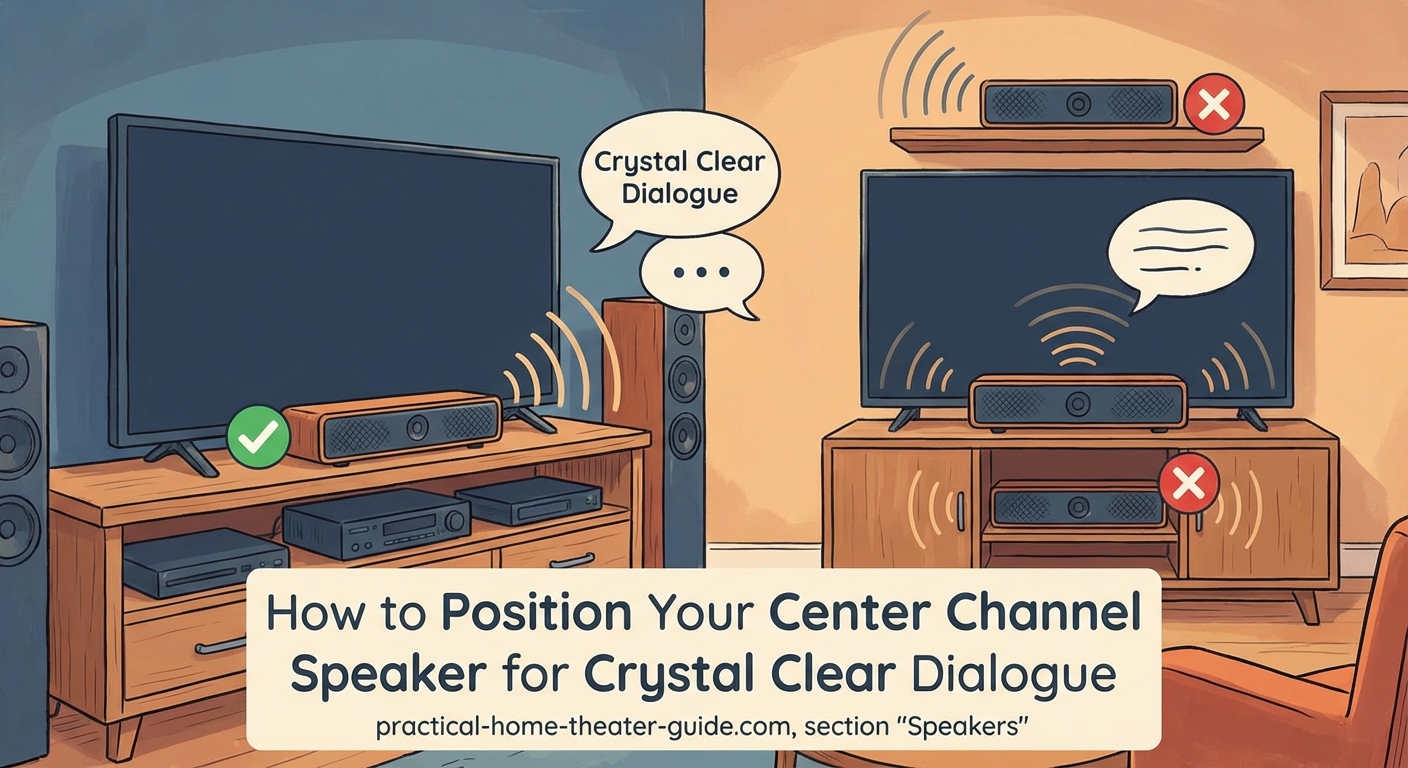 How to Position Your Center Channel Speaker for Crystal Clear Dialogue — 1
