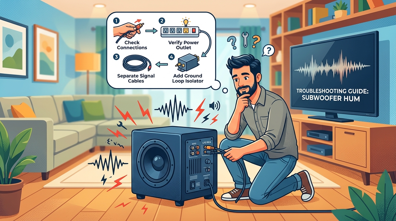 How to Troubleshoot Subwoofer Humming, Buzzing, and Distortion Noises — 2
