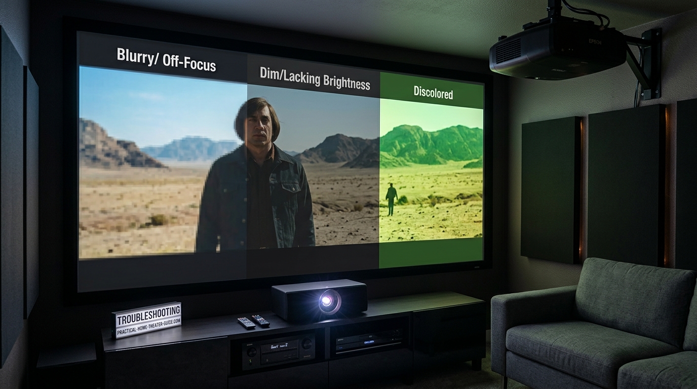 Projector Image Quality Problems: Blurry, Dim, or Discolored Picture Solutions