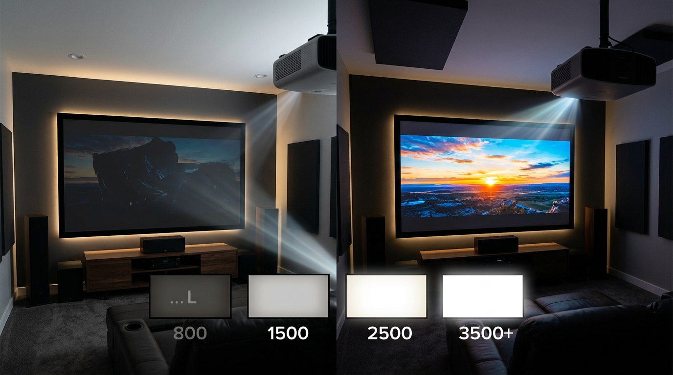 Projector Lumens Explained: How Bright Does Yours Need to Be?