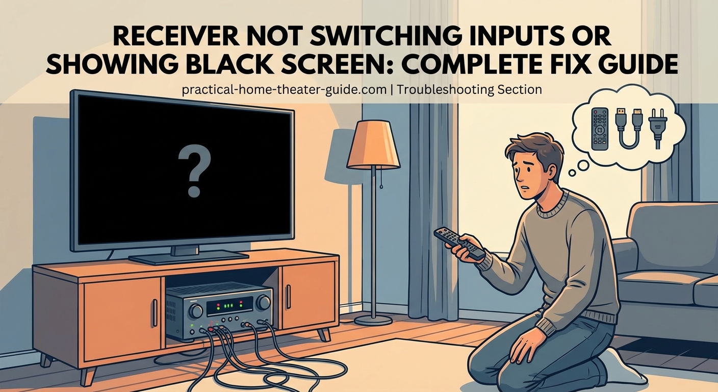 Receiver Not Switching Inputs or Showing Black Screen: Complete Fix Guide — 1