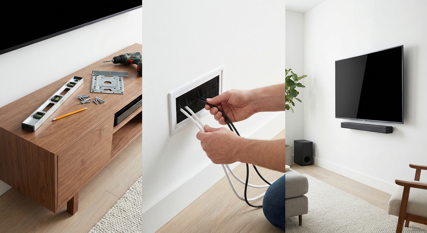 Step-by-Step Guide to Mounting Your TV and Hiding All the Cables