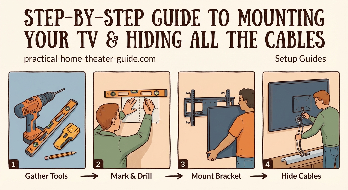 Step-by-Step Guide to Mounting Your TV and Hiding All the Cables — 2