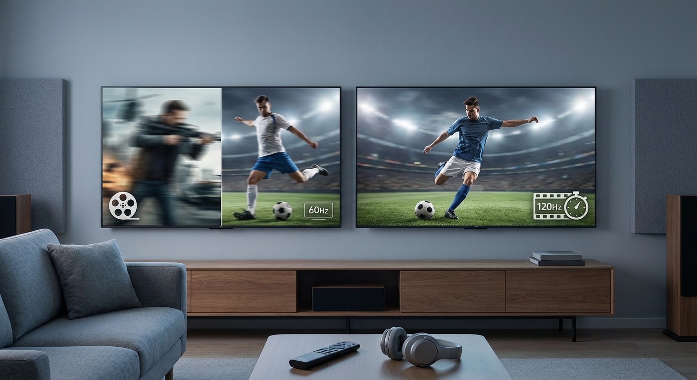 The Complete Guide to TV Refresh Rates: 60Hz vs 120Hz for Movies and Sports