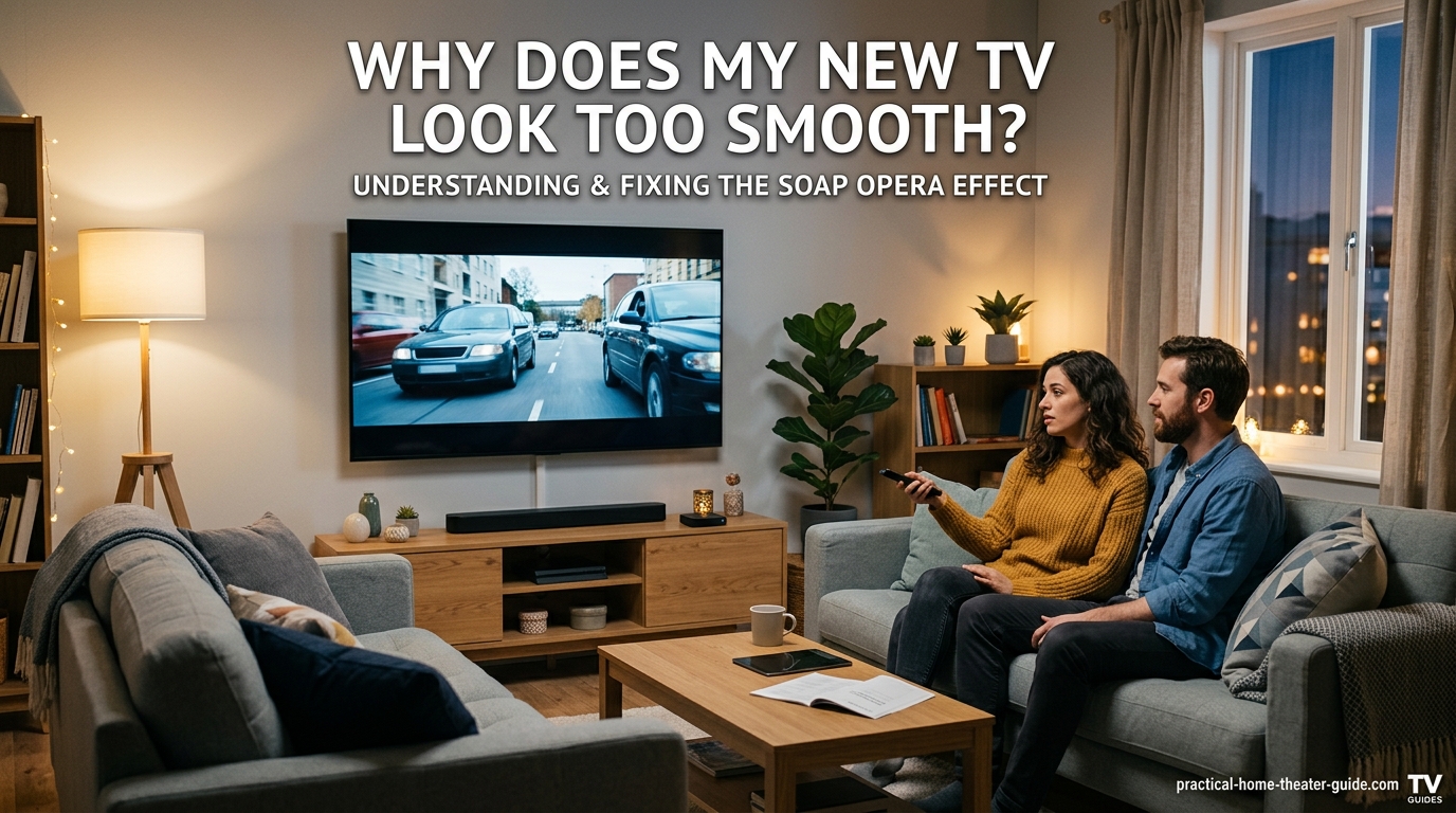 Why Does My New TV Look Too Smooth? Understanding and Fixing the Soap Opera Effect — 1