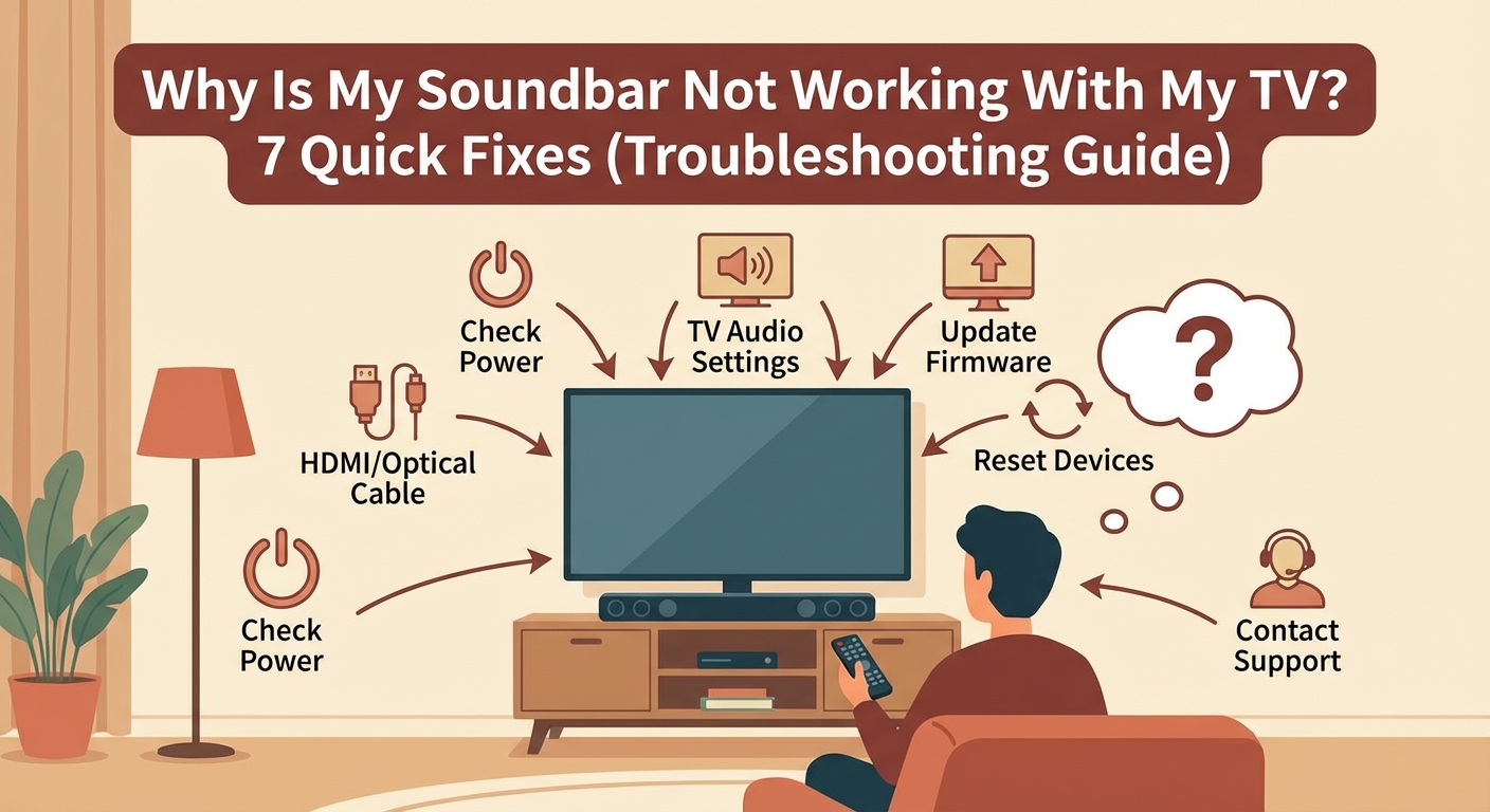 Why Is My Soundbar Not Working With My TV? 7 Quick Fixes — 2