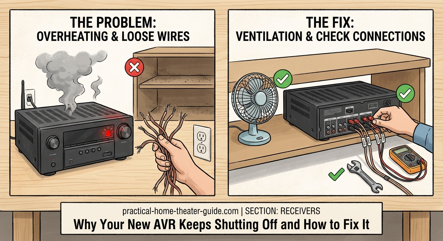 Why Your New AVR Keeps Shutting Off and How to Fix It — 1