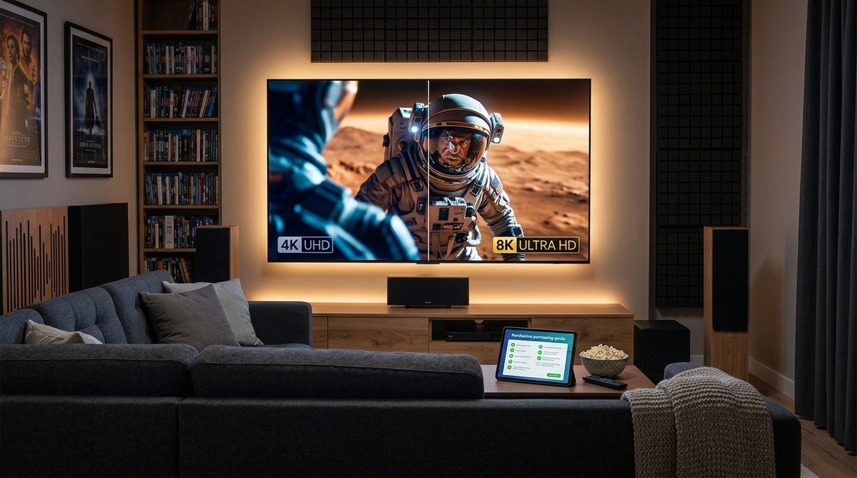 Should You Buy a 4K or 8K TV for Home Theater?