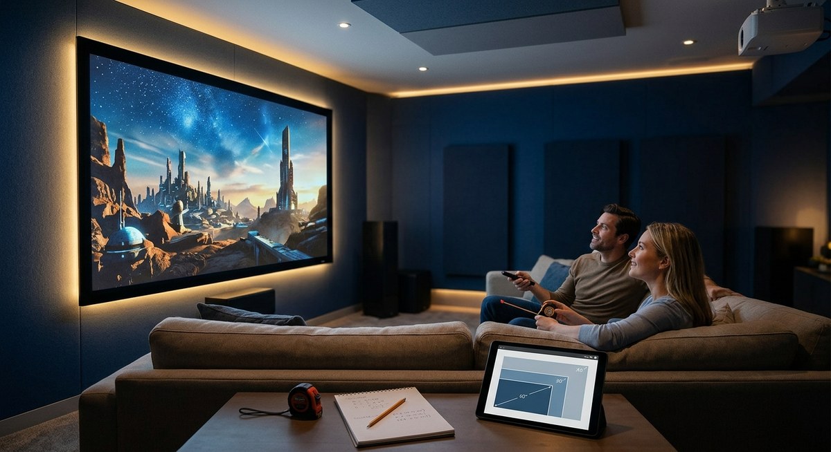 Choosing the Perfect Projector Screen Size for Your Home Theater Setup