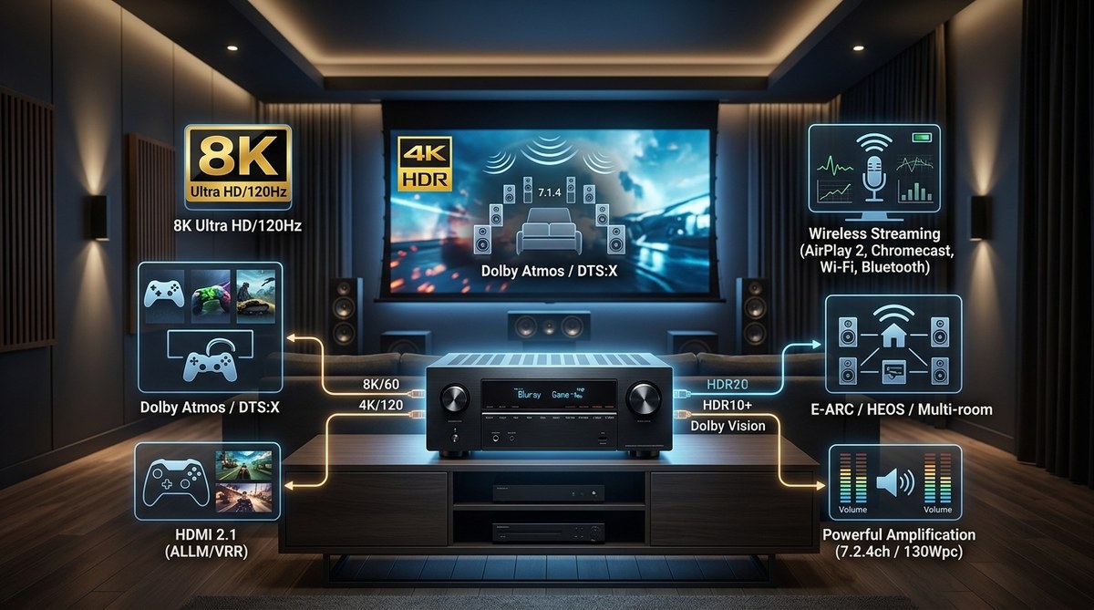 Top Features to Look for When Choosing a Home Theater Receiver in 2026