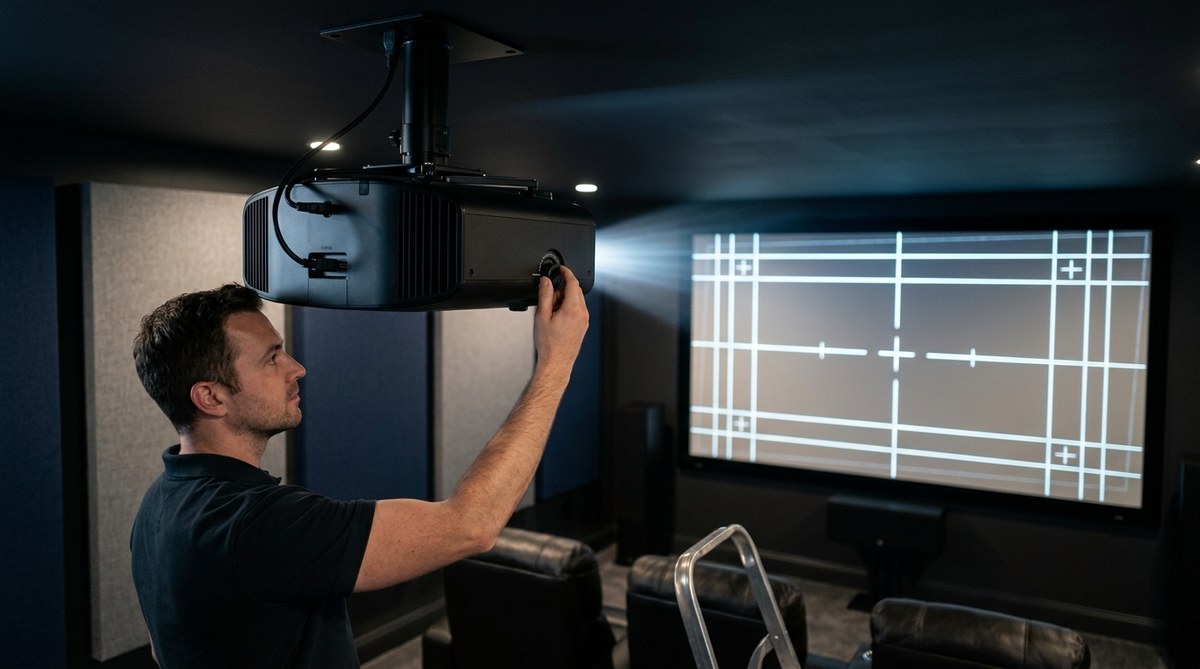 How to Align Your Projector Lens for a Perfectly Straight Image