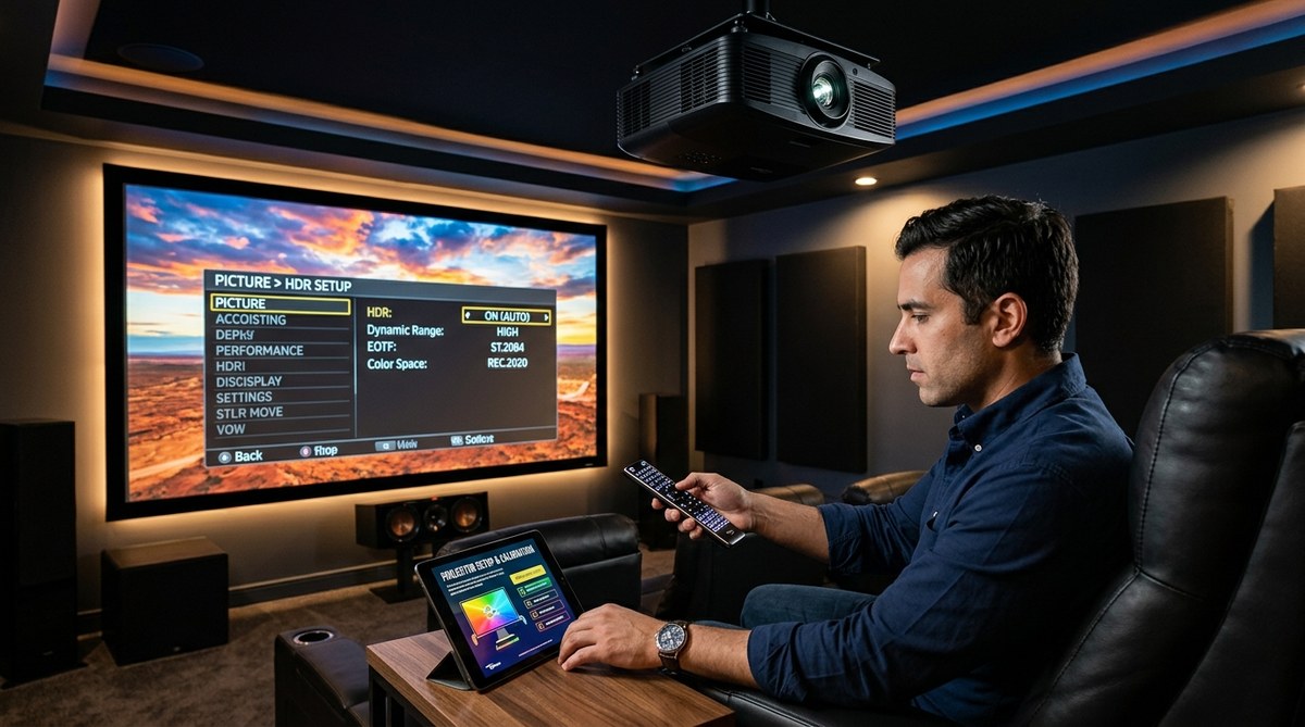 How to Set Up HDR on Your Projector for the Best Picture