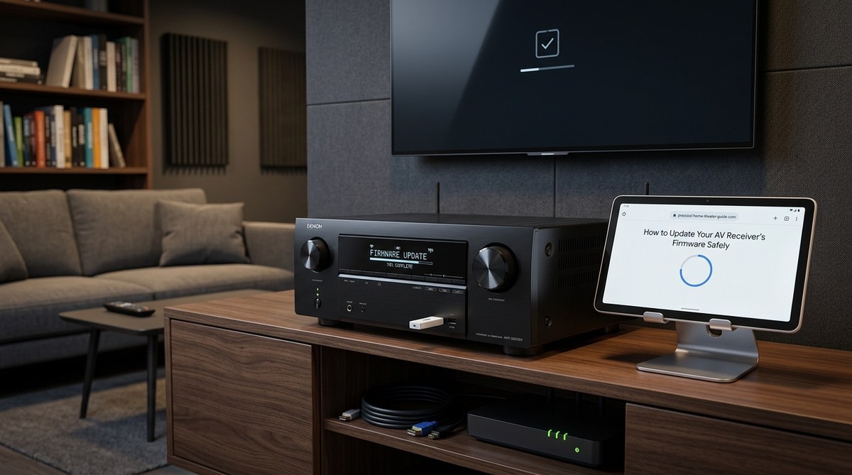 How to Update Your AV Receiver's Firmware Safely and Why It Matters