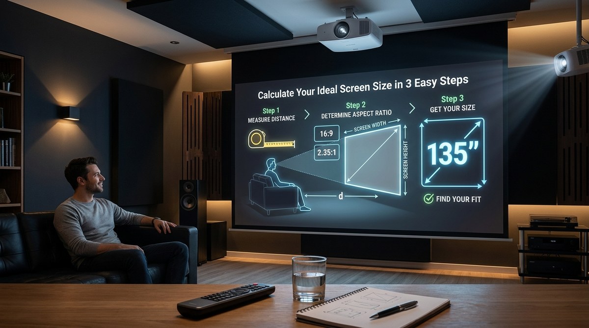The Ultimate Projector Screen Size Calculator: Find Your Perfect Fit in 3 Easy Steps
